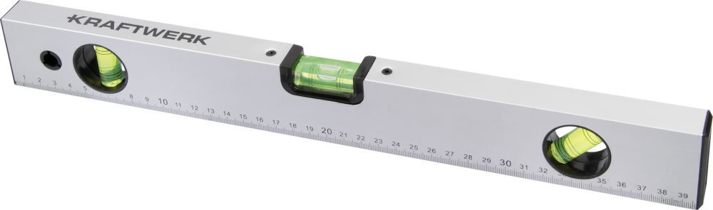 Kraftwerk Alu Hohlprofil Wasserwaage 400mm 2 Libellen Produktbild Kraftwerk Alu Hohlprofil Wasserwaage 400mm 2 Libellen