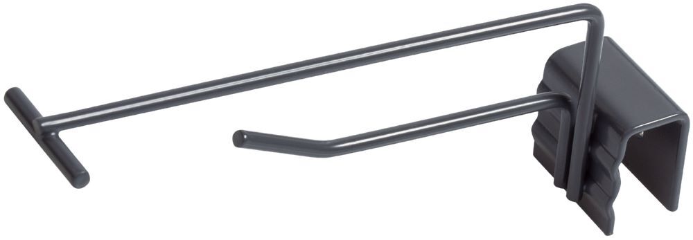 Kraftwerk Aufsteck Einfachhaken mit Etikettenträger 4.0 x 100 mm Kraftwerk Aufsteck Einfachhaken mit Etikettenträger 4.0 x 100 mm
