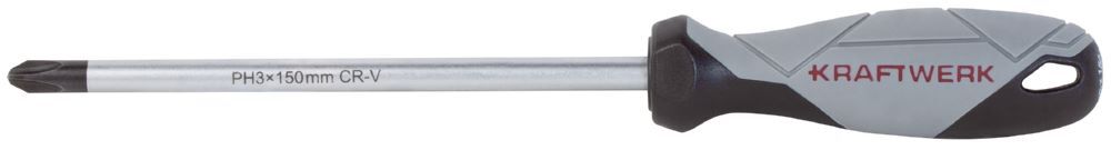 Kraftwerk BASIC LINE Schraubendreher PH3 x 150mm Produktbild Kraftwerk BASIC LINE Schraubendreher PH3 x 150mm
