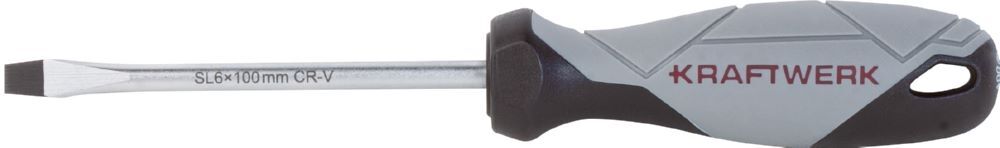 Kraftwerk BASIC LINE Schraubendreher Schlitz 6.0 x 150 mm Produktbild Kraftwerk BASIC LINE Schraubendreher Schlitz 6.0 x 150 mm