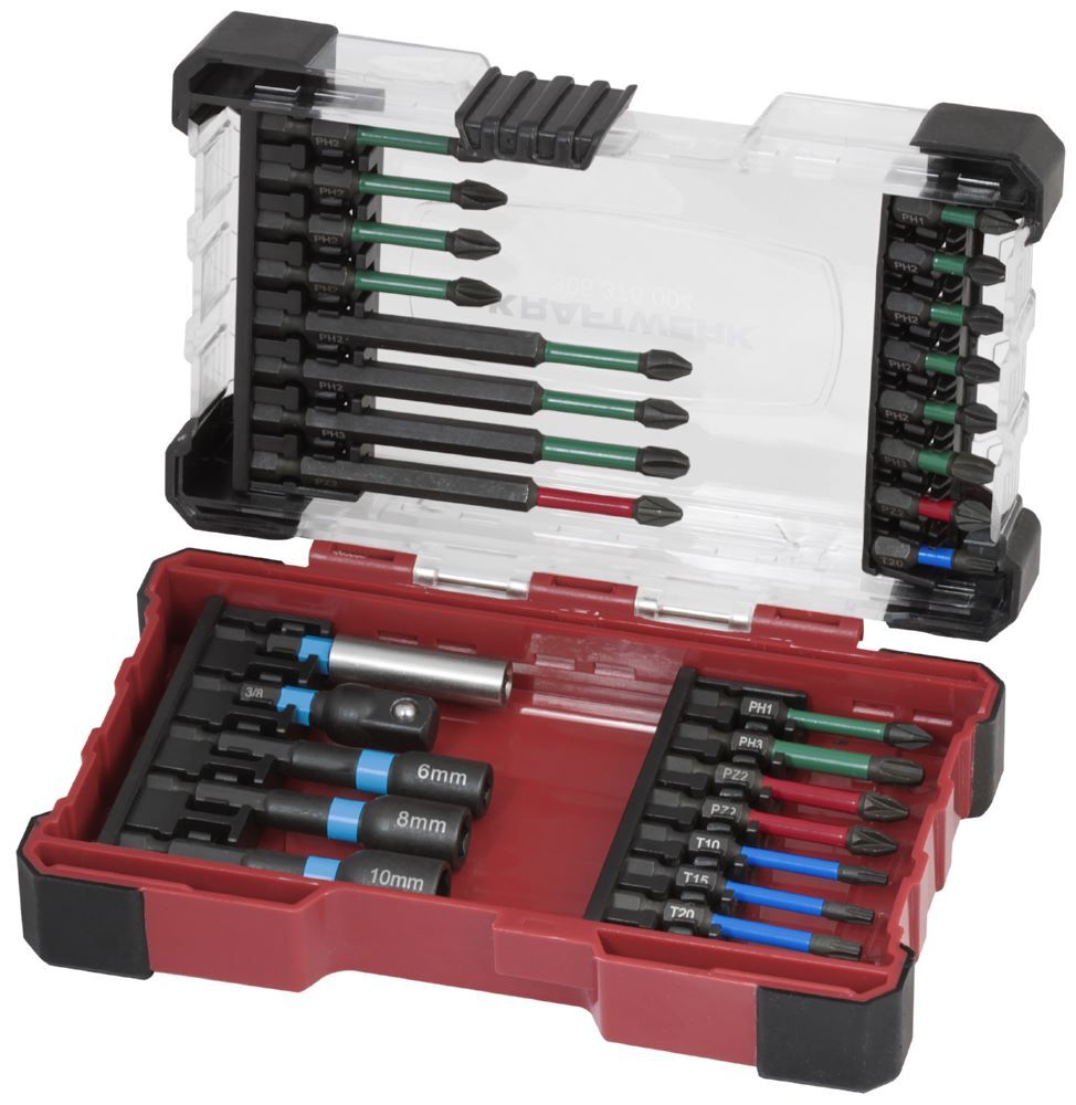 Kraftwerk Bit Box Profi Impact Control 1/4 Zoll Satz 29 teilig Produktbild Kraftwerk Bit Box Profi Impact Control 1/4 Zoll Satz 29 teilig