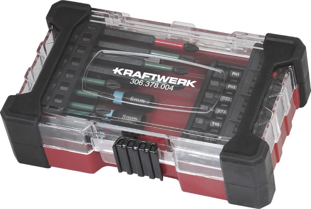 Kraftwerk Bit Box Profi Impact Control 1/4 Zoll Satz 29 teilig Produktbild Kraftwerk Bit Box Profi Impact Control 1/4 Zoll Satz 29 teilig bild 2