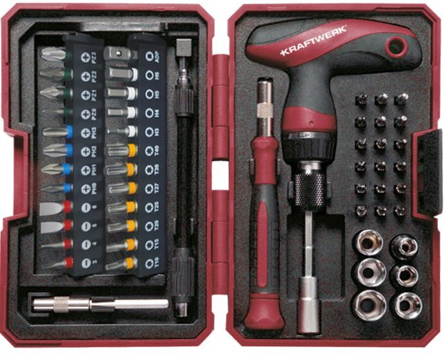 Kraftwerk Bit Box Satz 1/4 Zoll 53 teilig Produktbild Kraftwerk Bit Box Satz 1/4 Zoll 53 teilig