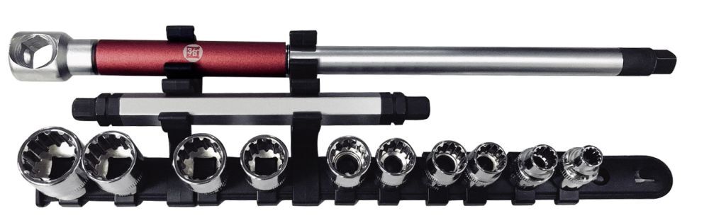 Kraftwerk COMBI Steckschlüsselsatz 3/8 Zoll mit T-Schlüssel 11 teilig Kraftwerk COMBI Steckschlüsselsatz 3/8 Zoll mit T-Schlüssel 11 teilig