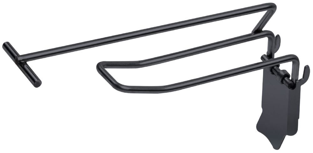 Kraftwerk Doppelklapphaken mit Etikettenträger länge 120 mm Produktbild Kraftwerk Doppelklapphaken mit Etikettenträger länge 120 mm