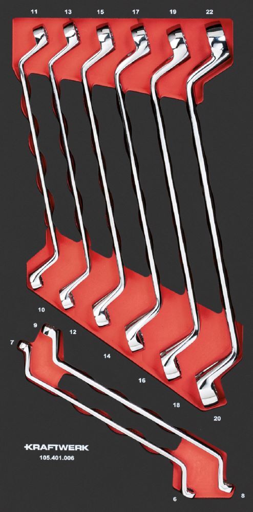Kraftwerk Doppelringschlüsselsatz 8 teilig Produktbild Kraftwerk Doppelringschlüsselsatz 8 teilig