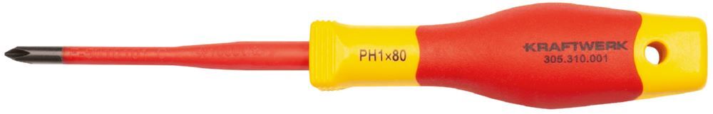 Kraftwerk Elektriker Schraubendreher Phillips PH1 Produktbild Kraftwerk Elektriker Schraubendreher Phillips PH1
