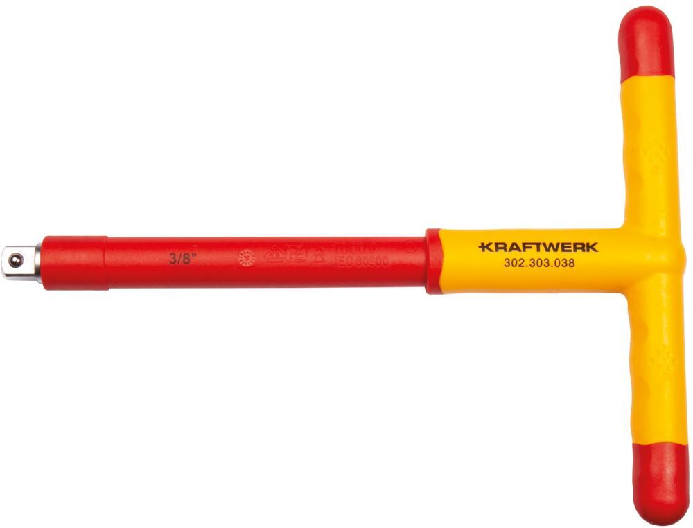 Kraftwerk Elektriker T-Griff 200 mm VDE 3/8 Zoll Produktbild Kraftwerk Elektriker T-Griff 200 mm VDE 3/8 Zoll