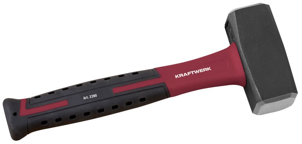 Kraftwerk Fäustel 1000g mit Fiberglasstiel Produktbild Kraftwerk Fäustel 1000g mit Fiberglasstiel