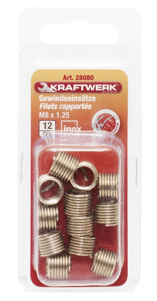 Kraftwerk Gewindeeinsätze M6 x 1.0 mm Kraftwerk Gewindeeinsätze M6 x 1.0 mm