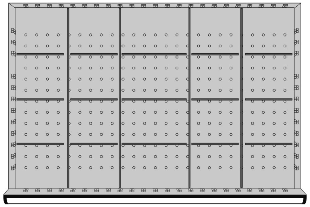 KRAFTWERK Einteilungssortiment 20 Fächer Höhe 50 mm 918x612 mm Produktbild KRAFTWERK Einteilungssortiment 20 Fächer Höhe 50 mm 918x612 mm bild 2