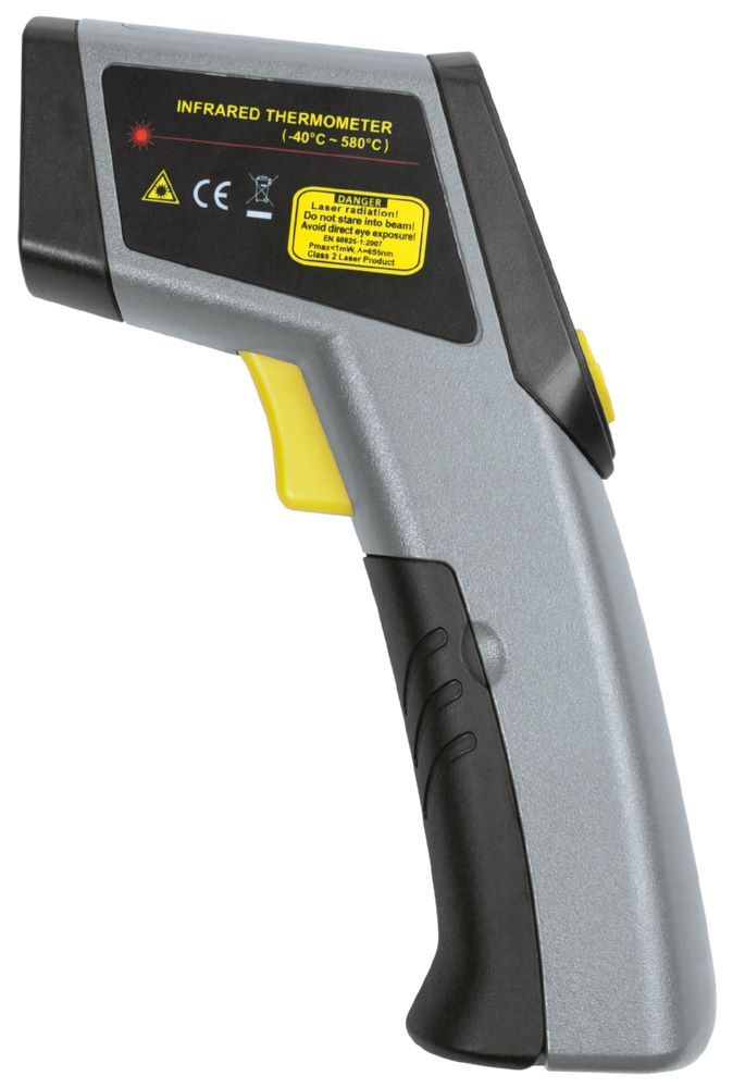Kraftwerk KFZ Infrarot Thermometer bis 580 Grad Produktbild Kraftwerk KFZ Infrarot Thermometer bis 580 Grad