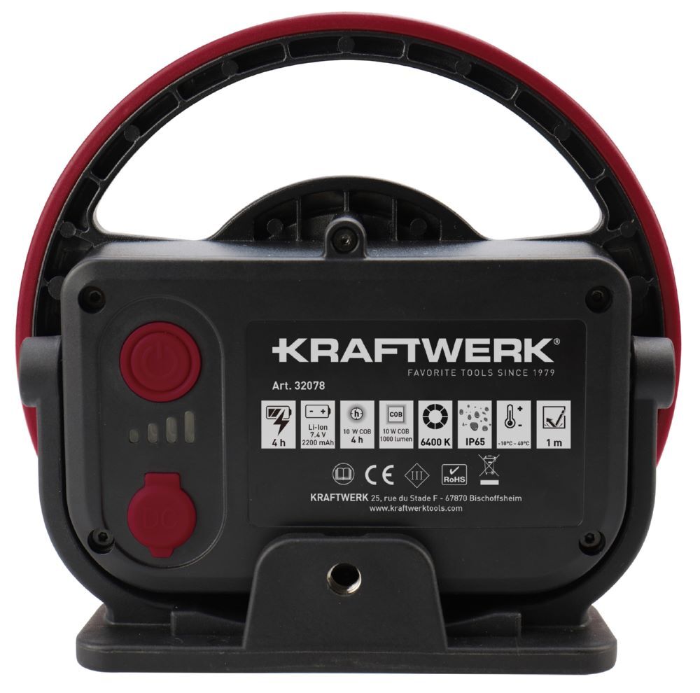 KRAFTWERK Akku LED Arbeitsleuchte W1000 wiederaufladbar Produktbild KRAFTWERK Akku LED Arbeitsleuchte W1000 wiederaufladbar bild 2