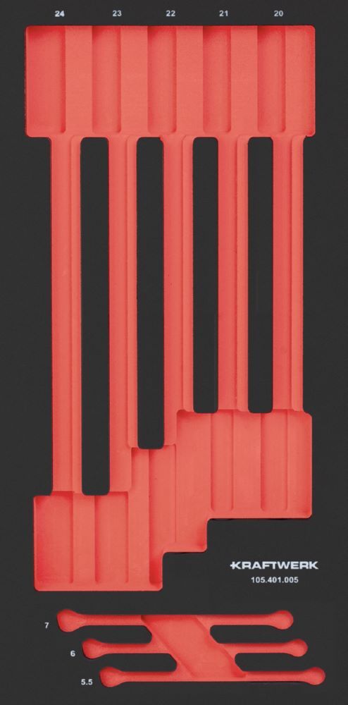 Kraftwerk PRO LINE EVA Einlage für Art. 105.401.005 20 x 40 cm leer Produktbild Kraftwerk PRO LINE EVA Einlage für Art. 105.401.005 20 x 40 cm leer