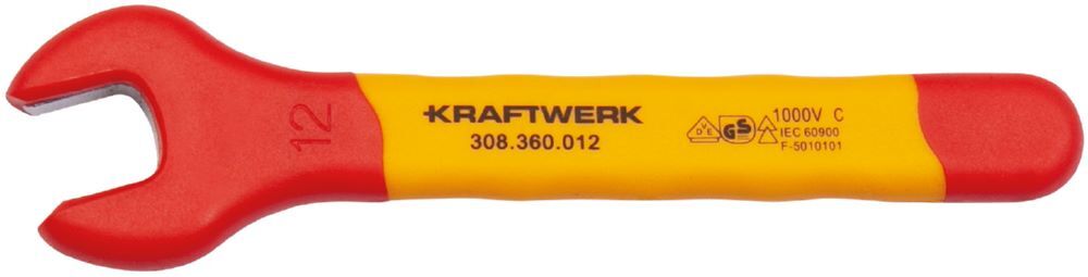 Kraftwerk Maulschlüssel 12 mm VDE Produktbild Kraftwerk Maulschlüssel 12 mm VDE
