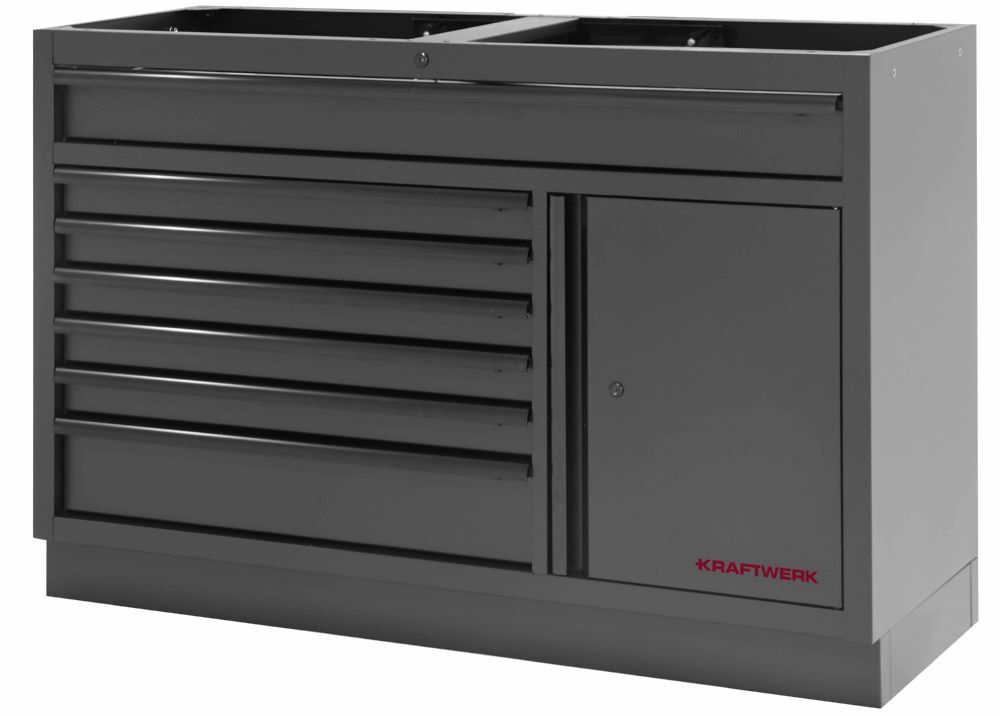 Produktbild MOBILIO Black 2er Werkstattschrank breit schwarz Buche bild 7