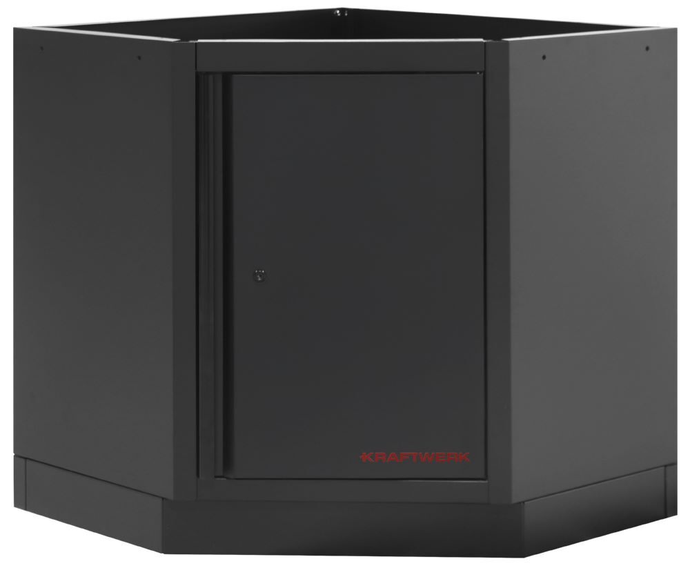 Produktbild MOBILIO Black 3er Werkstattschrank Eckelement Edelstahl 430 bild 8