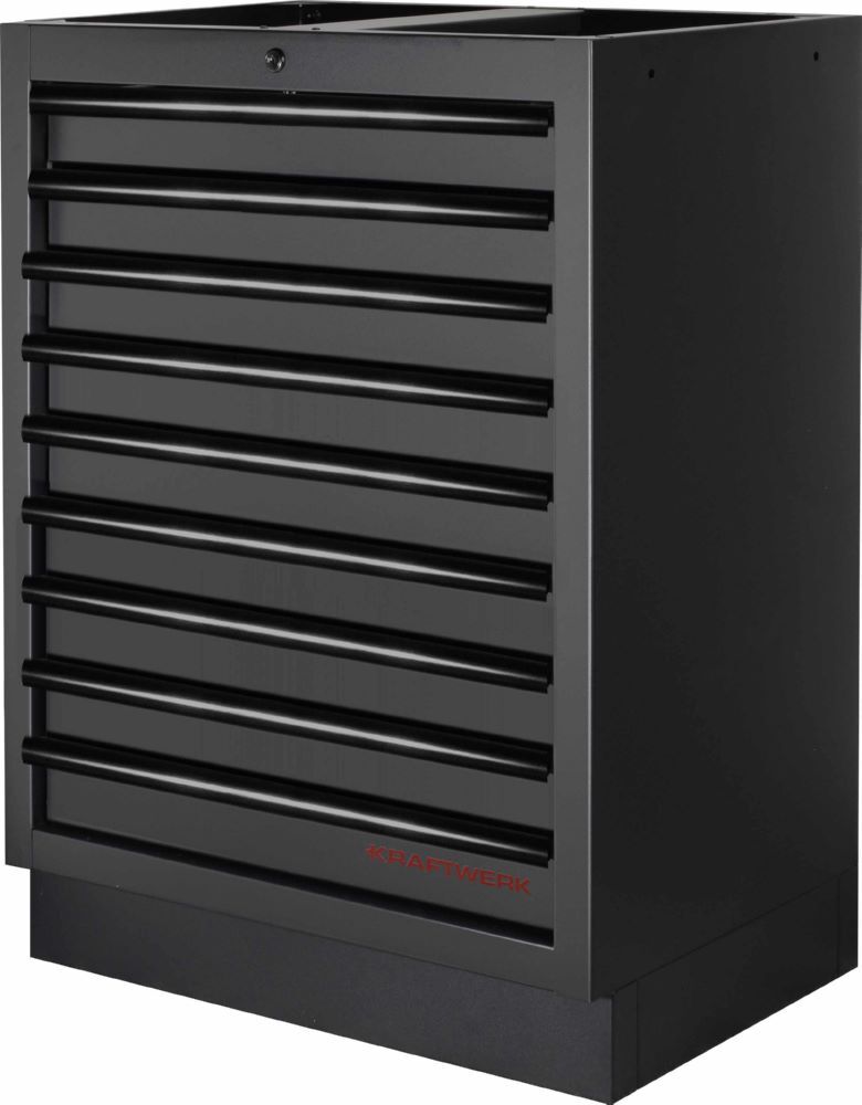 Produktbild MOBILIO Black 5er Werkstattschrank System schwarz Buche bild 2