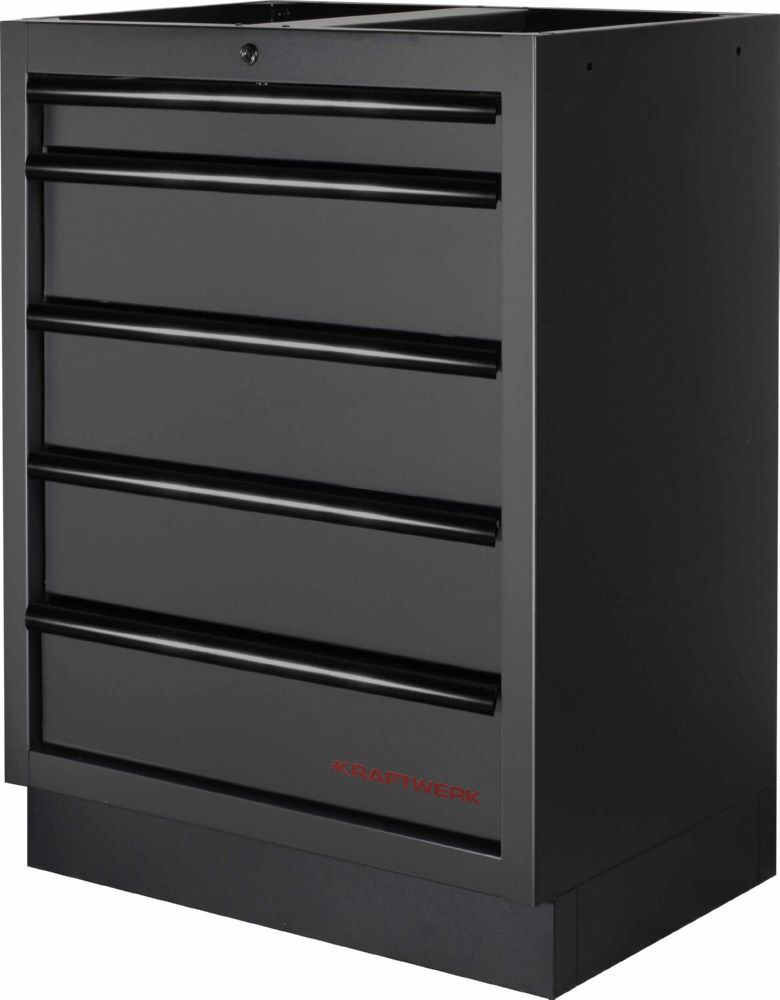 Produktbild MOBILIO Black 4er Werkstattsystem Arbeitsplatte aus Buche bild 9