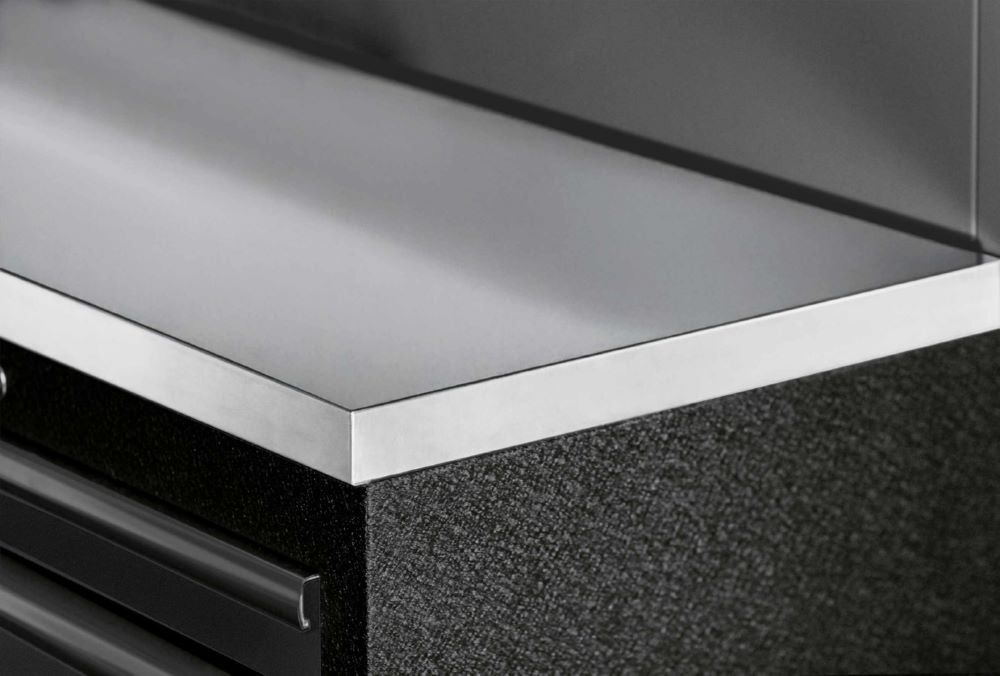 Produktbild MOBILIO Black 8er Werkstattschrank Platte aus Edelstahl 430 bild 8