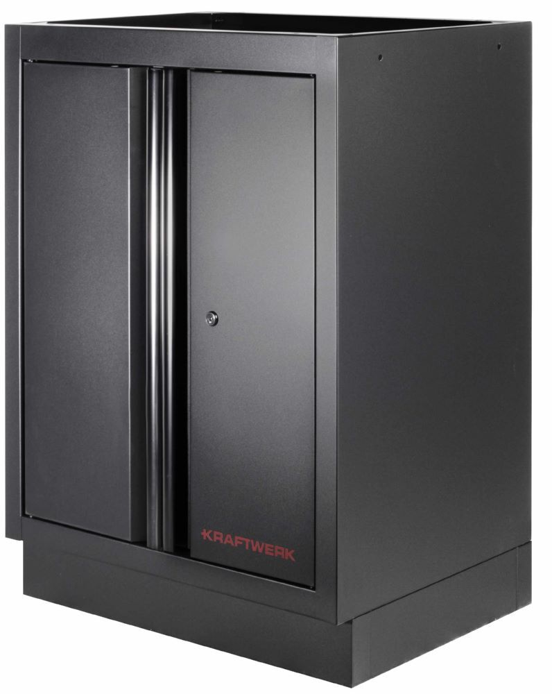 Produktbild MOBILIO Black 3er Komplett-Kombi mit Lochwand Buche Schrankwand Werkzeugschrank bild 10