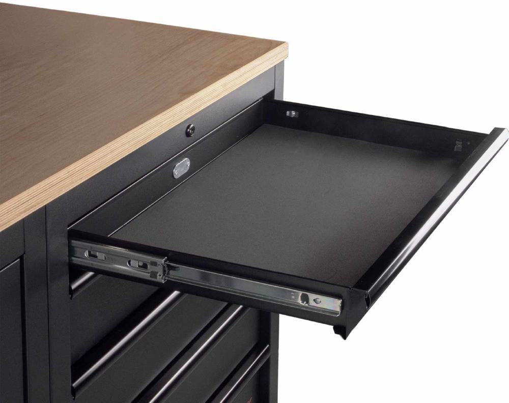 Produktbild MOBILIO Ex Black Werkstattschrank Kombi mit Lochwand Buche bild 3