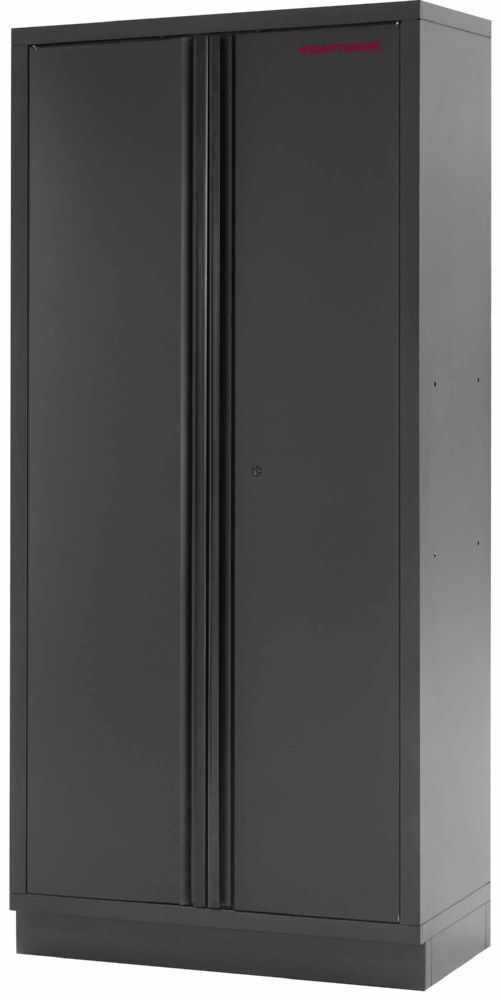 Produktbild MOBILIO Black  Hochschrank 2-türig Flügeltürschrank Werkzeugschrank bild 3