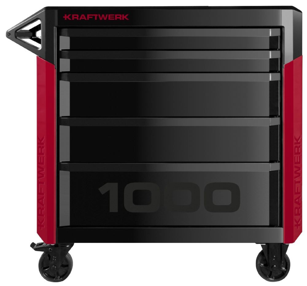 Kraftwerk PRO LINE Werkstattwagen PT1000 mit 5 Schubladen Produktbild Kraftwerk PRO LINE Werkstattwagen PT1000 mit 5 Schubladen bild 2