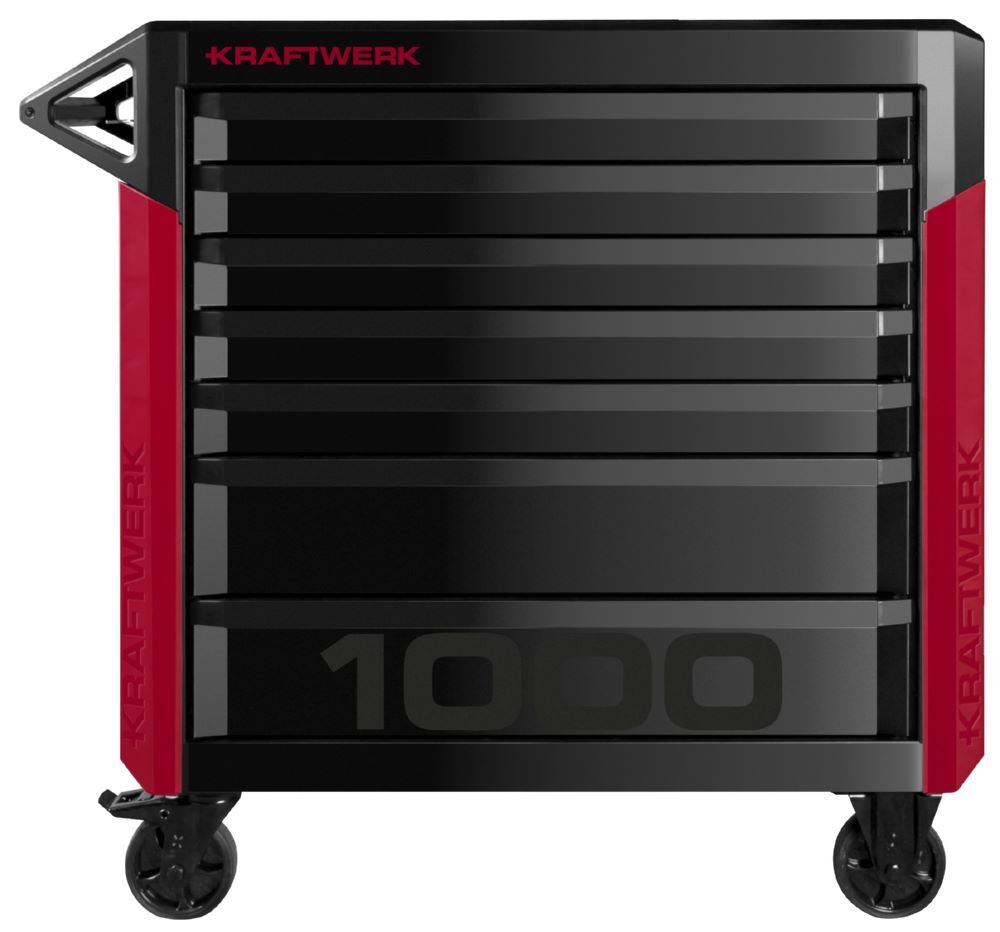 Kraftwerk PRO LINE Werkstattwagen PT1000 mit 7 Schubladen L 1119 B 479 x H 1000 mm Produktbild Kraftwerk PRO LINE Werkstattwagen PT1000 mit 7 Schubladen L 1119 B 479 x H 1000 mm bild 2