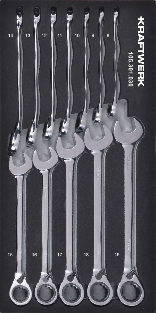 Kraftwerk Ring Ratschen Satz 12 teilig Produktbild Kraftwerk Ring Ratschen Satz 12 teilig