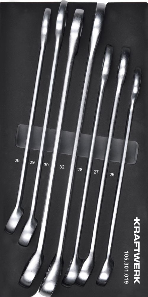 Kraftwerk Ringmaulschlüsselsatz 7 teilig Produktbild Kraftwerk Ringmaulschlüsselsatz 7 teilig