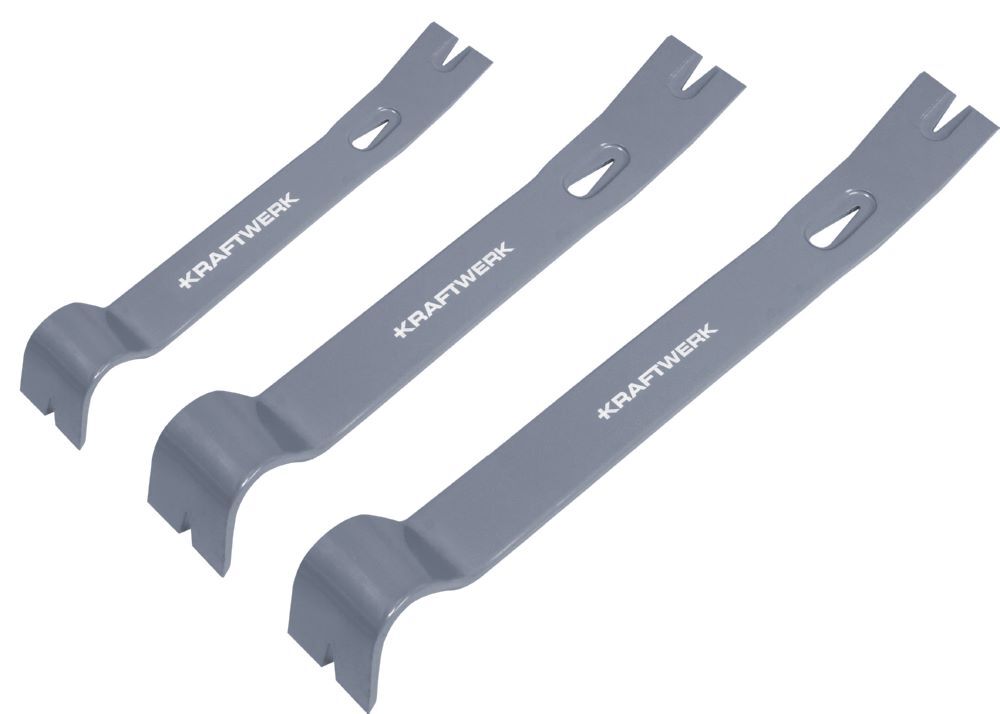 Kraftwerk Satz mit 3 Brechstangen aus Karbonstahl 30 38 45 cm Produktbild Kraftwerk Satz mit 3 Brechstangen aus Karbonstahl 30 38 45 cm