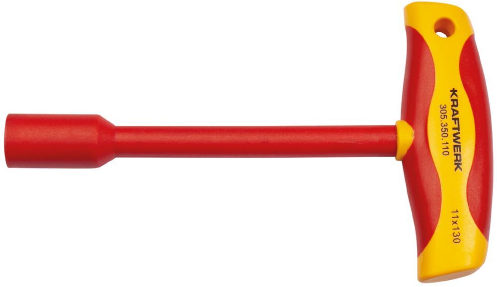 Kraftwerk Steckschlüssel T-Griff Schraubendreher 11 mm VDE Produktbild Kraftwerk Steckschlüssel T-Griff Schraubendreher 11 mm VDE