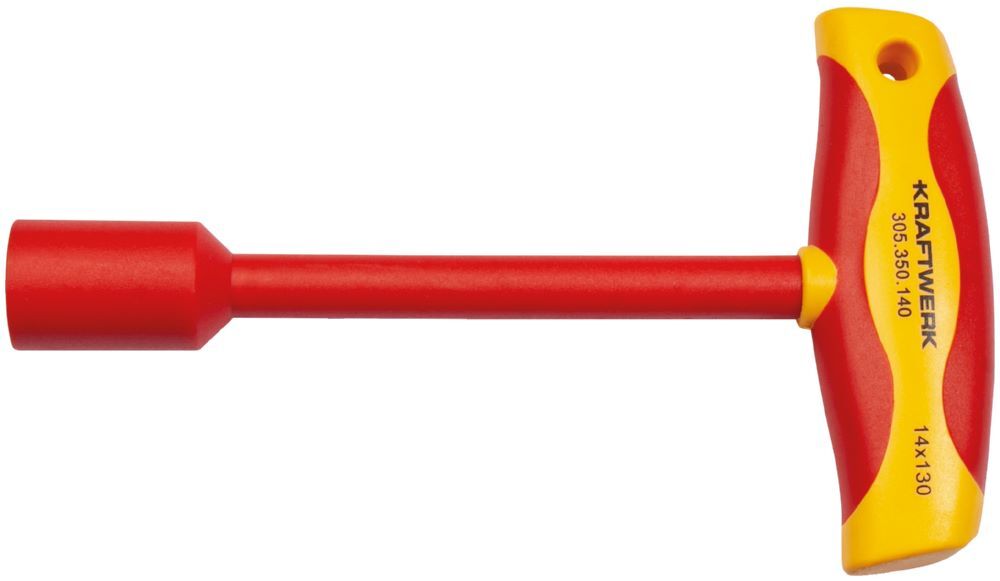 Kraftwerk Steckschlüssel T-Griff Schraubendreher 14 mm VDE Produktbild Kraftwerk Steckschlüssel T-Griff Schraubendreher 14 mm VDE