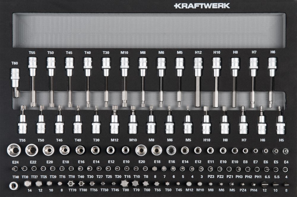 Kraftwerk Steckschlüssel Einlage 107 teilig Produktbild Kraftwerk Steckschlüssel Einlage 107 teilig