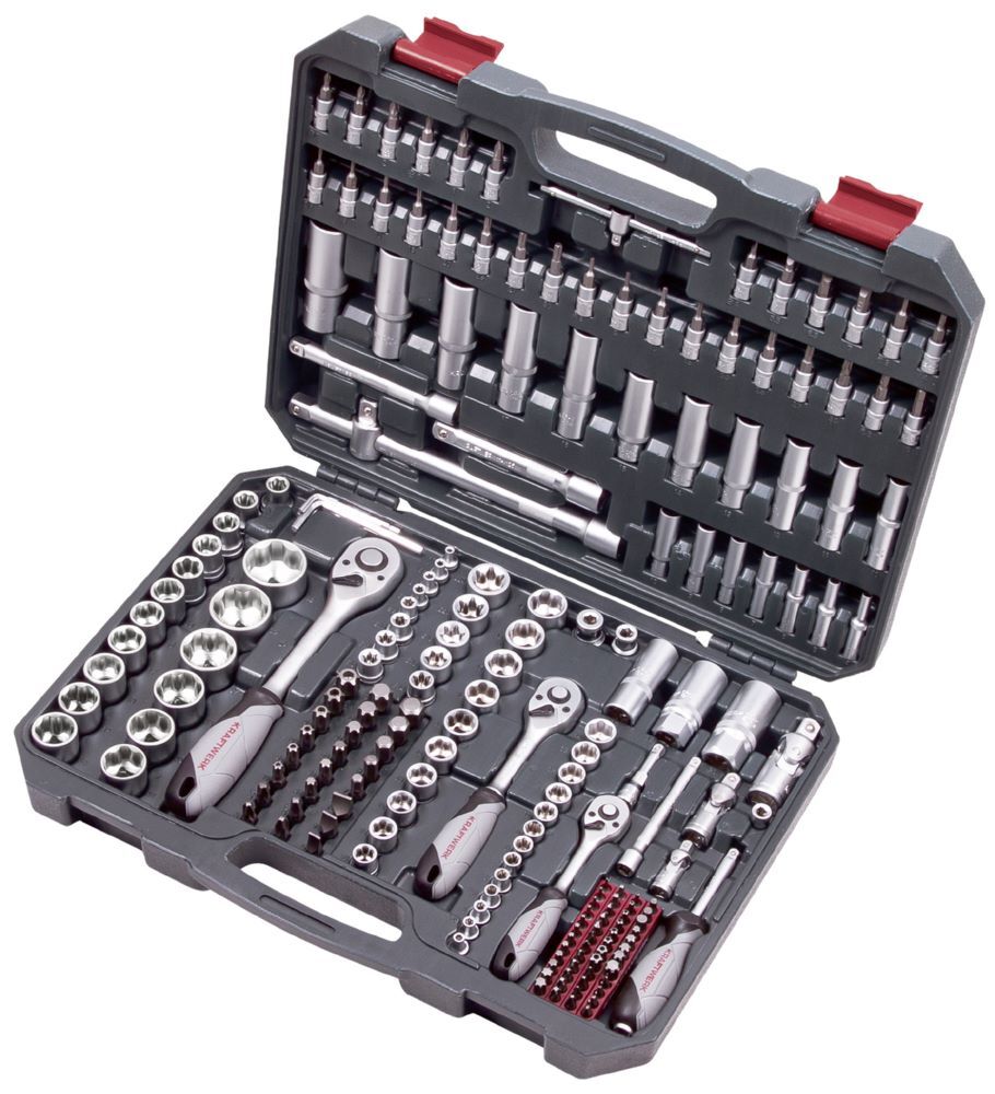 KRAFTWERK Steckschlüsselsatz Basic 1/4 Zoll, 3/8 Zoll und 1/2 Zoll 200 Teile KRAFTWERK Steckschlüsselsatz Basic 1/4 Zoll, 3/8 Zoll und 1/2 Zoll 200 Teile