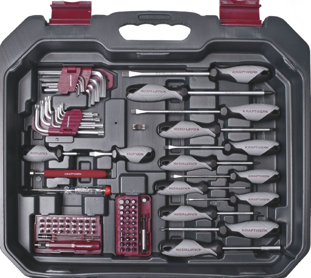 KRAFTWERK Steckschlüsselsatz Basic 1/4 Zoll und 1/2 Zoll 266 Teile KRAFTWERK Steckschlüsselsatz Basic 1/4 Zoll und 1/2 Zoll 266 Teile