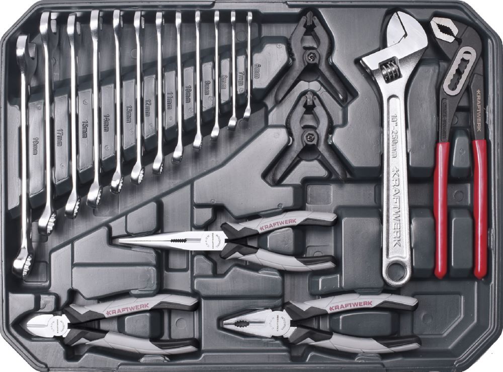 KRAFTWERK Steckschlüsselsatz Basic 1/4 Zoll und 1/2 Zoll 266 Teile KRAFTWERK Steckschlüsselsatz Basic 1/4 Zoll und 1/2 Zoll 266 Teile