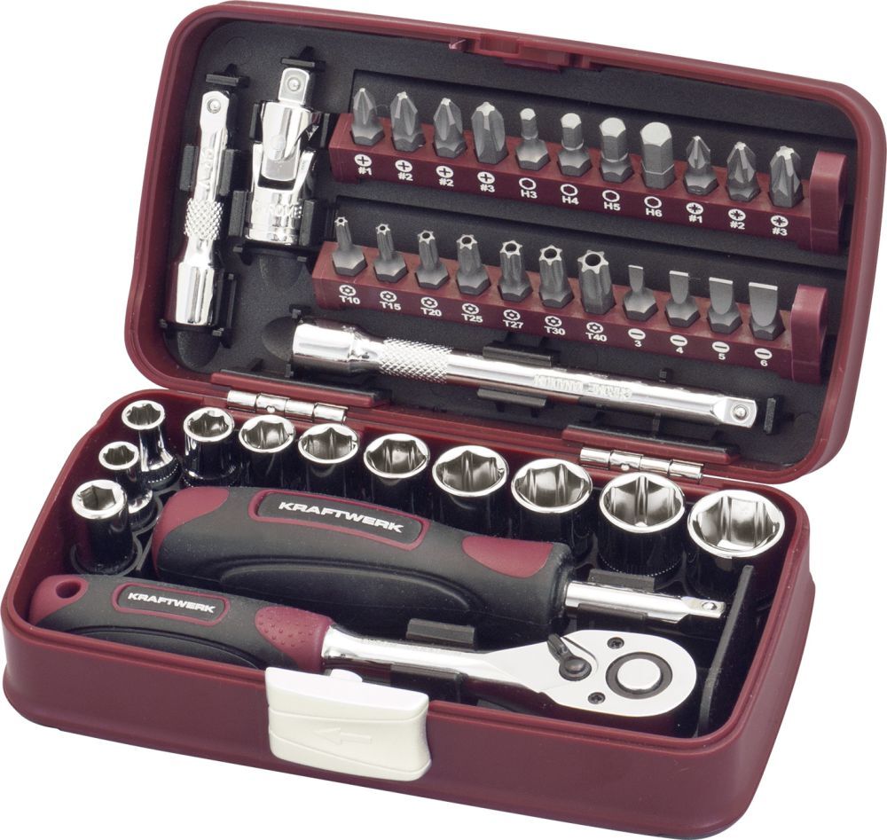 Kraftwerk Steckschlüsselsatz 1/4" 38 teilig Produktbild Kraftwerk Steckschlüsselsatz 1/4" 38 teilig