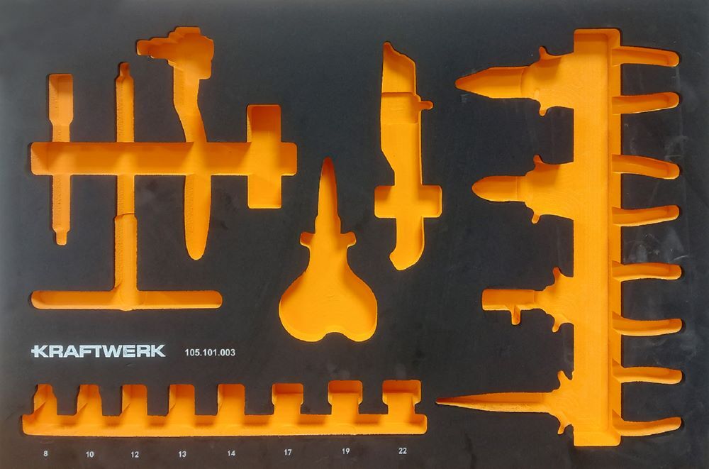 Kraftwerk VDE Leerschalen 600 x 400 x 40 mm für 105.110.003 Produktbild Kraftwerk VDE Leerschalen 600 x 400 x 40 mm für 105.110.003