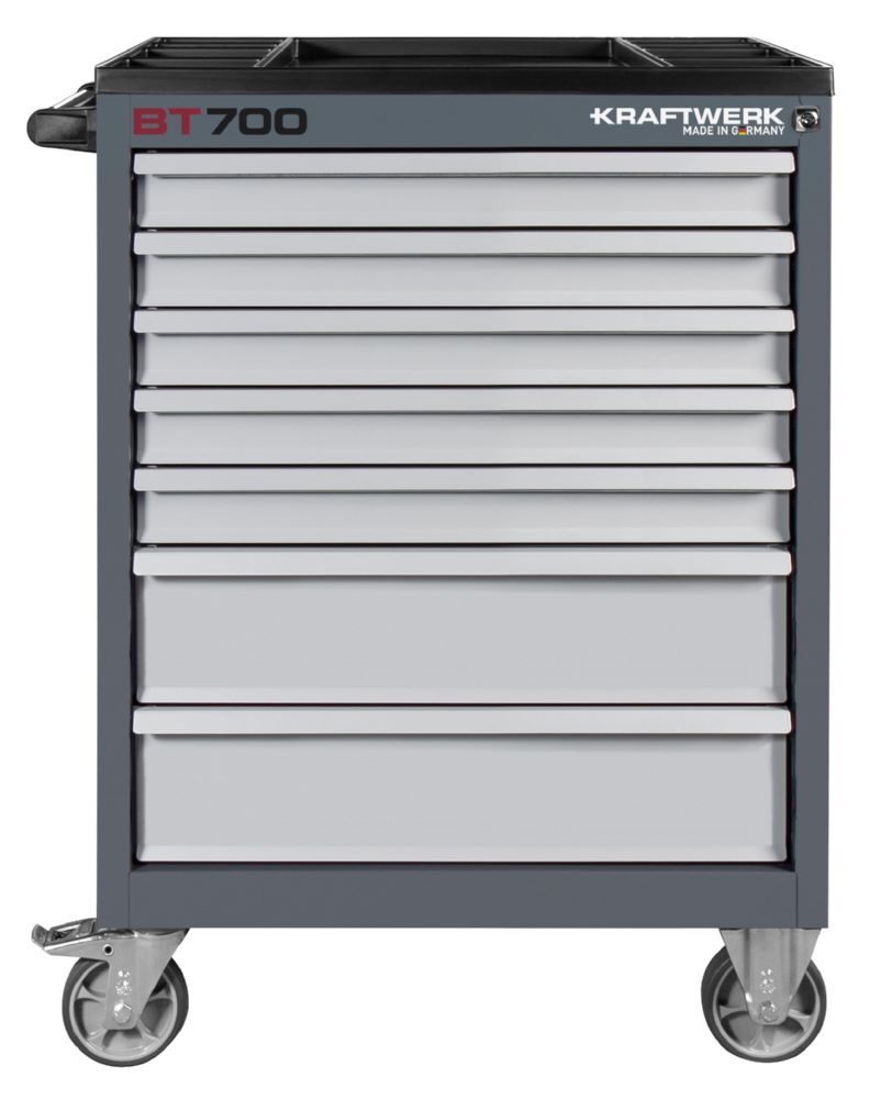 Kraftwerk Werkstattwagen BT700 mit 7 Schubladen ohne Werkzeug Produktbild Kraftwerk Werkstattwagen BT700 mit 7 Schubladen ohne Werkzeug bild 2