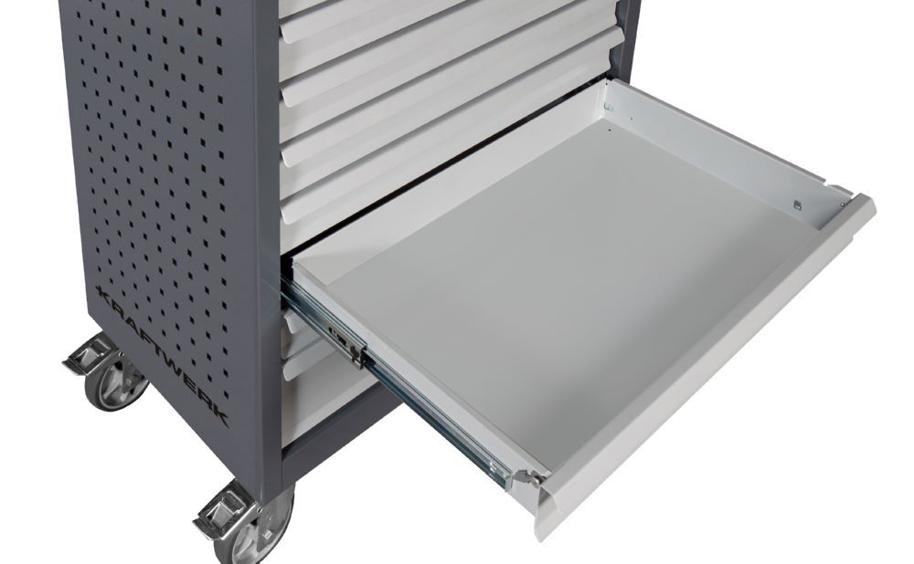 Kraftwerk Werkstattwagen BT1100 60/40 5 Schubladen und 1 Schrank ohne Werkzeuge Produktbild Kraftwerk Werkstattwagen BT1100 60/40 5 Schubladen und 1 Schrank ohne Werkzeuge bild 4