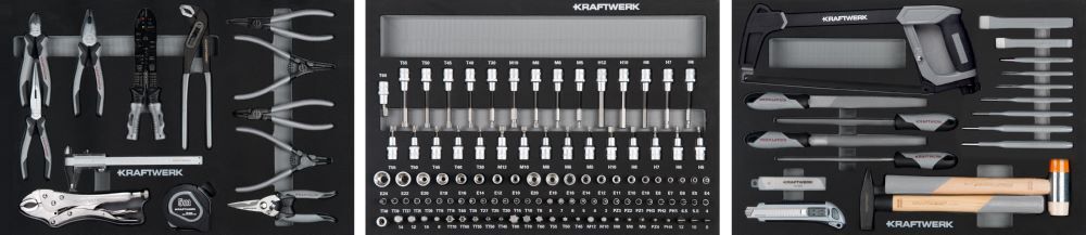 Kraftwerk Werkzeug Zusammenstellung EVA 147 teilig Produktbild Kraftwerk Werkzeug Zusammenstellung EVA 147 teilig