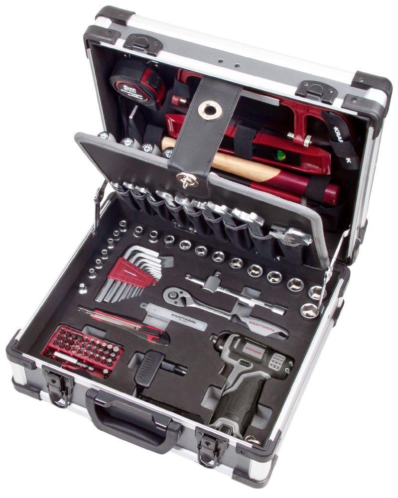 KRAFTWERK Werkzeugkoffer B152 1/4 Zoll und 3/8 Zoll 104 Teile KRAFTWERK Werkzeugkoffer B152 1/4 Zoll und 3/8 Zoll 104 Teile