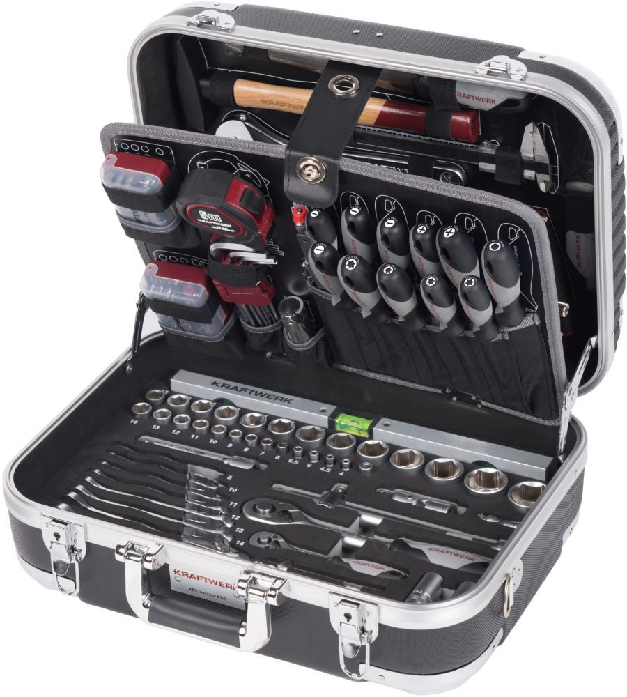 KRAFTWERK Werkzeugkoffer B100 ABS 1/4 Zoll und 1/2 Zoll 170 Teile KRAFTWERK Werkzeugkoffer B100 ABS 1/4 Zoll und 1/2 Zoll 170 Teile