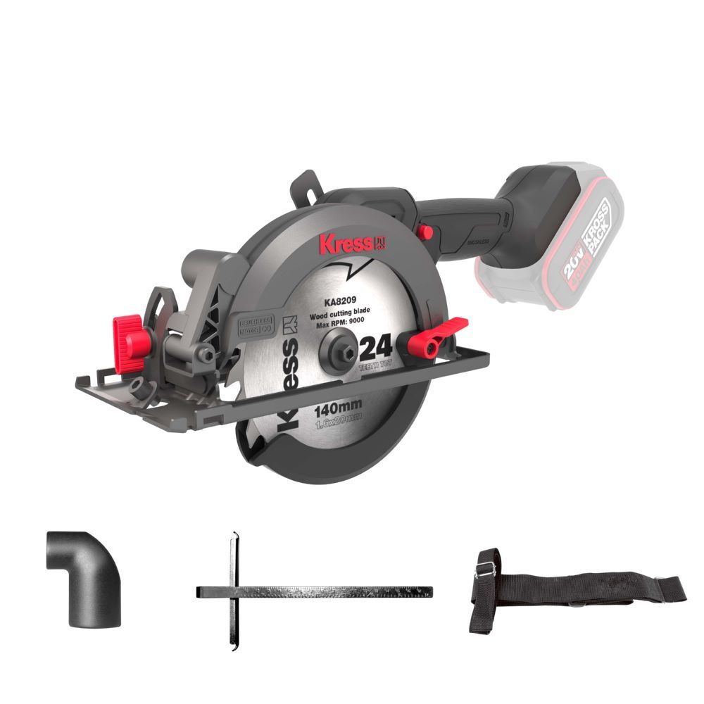KUE11 20V Akku-Kompakt-Handkreissäge 140 mm, 2 x 4.0 Ah Ladegerät 6A color box Produktbild KUE11 20V Akku-Kompakt-Handkreissäge 140 mm, 2 x 4.0 Ah Ladegerät 6A color box bild 8