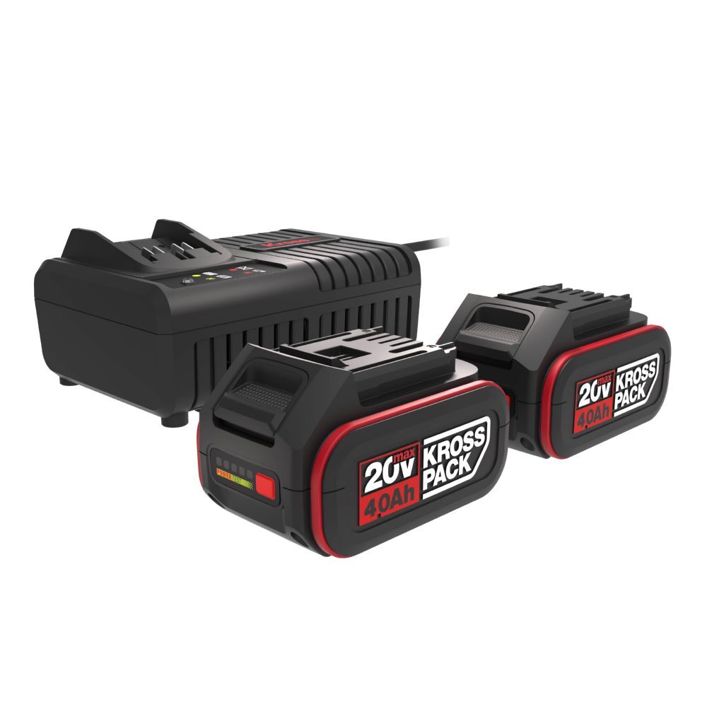 Kress KAD21 Combopack Akku 2 x 20 V / 4.0 Ah + Ladegerät 6A color box Produktbild Kress KAD21 Combopack Akku 2 x 20 V / 4.0 Ah + Ladegerät 6A color box