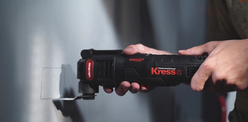 Kress KUW58.1 Vibrafree Multicutter 480 W Stapelbox Produktbild Kress KUW58.1 Vibrafree Multicutter 480 W Stapelbox bild 2