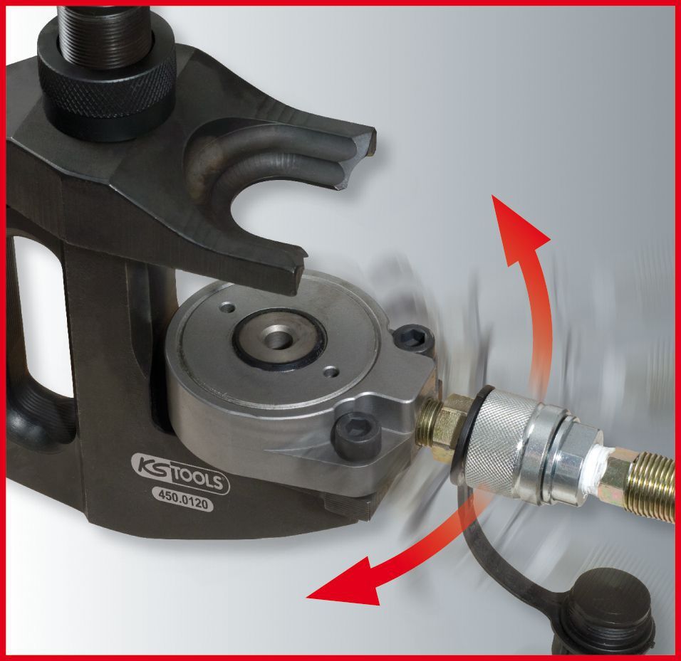 KS TOOLS Hydraulischer Kugelgelenk Ausdrücker Satz 6 teilig Produktbild KS TOOLS Hydraulischer Kugelgelenk Ausdrücker Satz 6 teilig bild 2