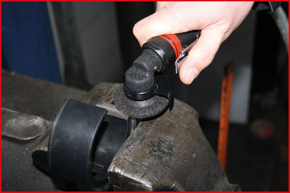 KS Tools 1/4 Zoll Slim POWER Mini Druckluft Stab Trennschleifer kurz Produktbild KS Tools 1/4 Zoll Slim POWER Mini Druckluft Stab Trennschleifer kurz bild 6